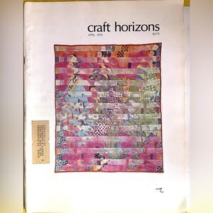 Crafts Horizons Publication April 1976. Awesome!
